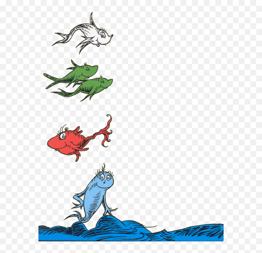 Library Of One Fish Two Dr Seuss Png Stock - One Fish Two Fish Red Fish Blue Fish,Dr Seuss Png