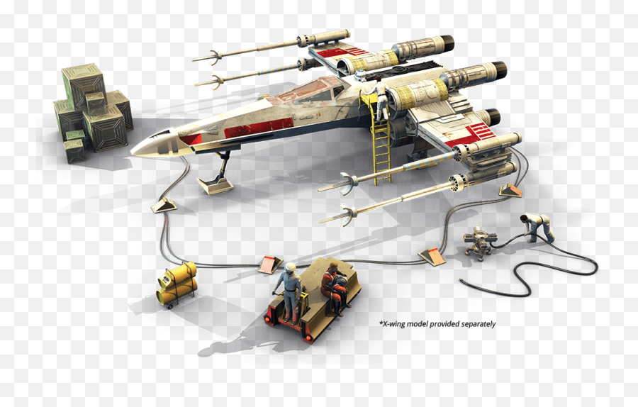 Build The Star Wars X Wing Model - Model Space X Wing Png,X Wing Png