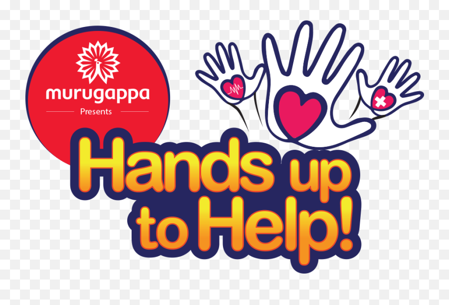 Hands Up To Help - An Initiative By The Murugappa Group Illustration Png,Hands Up Png