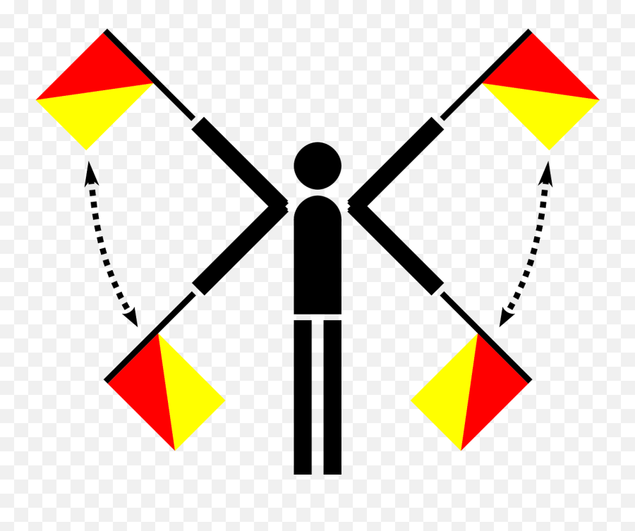 Semaphore Flag Error - Semaphore Flags Gif Png,Attention Png