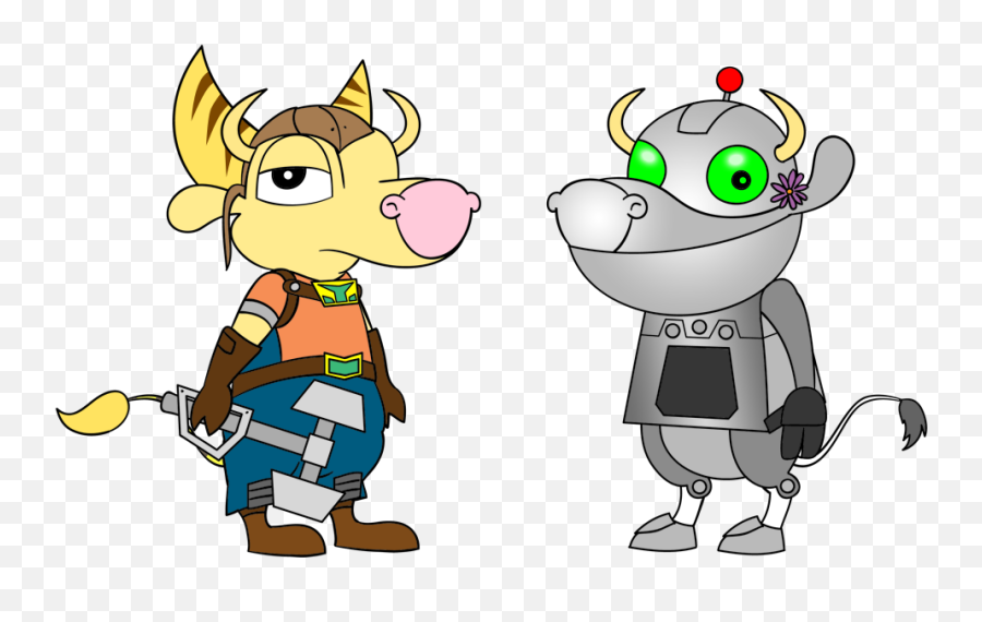 Cowsplay - Sly Cooper Ratchet And Clank Jak And Daxter Babyes Png,Ratchet And Clank Png