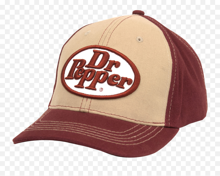 Dr Pepper Oval Logo Hat - Tan And Red U2013 Tee Luv Baseball Cap Png,Dr Pepper Png