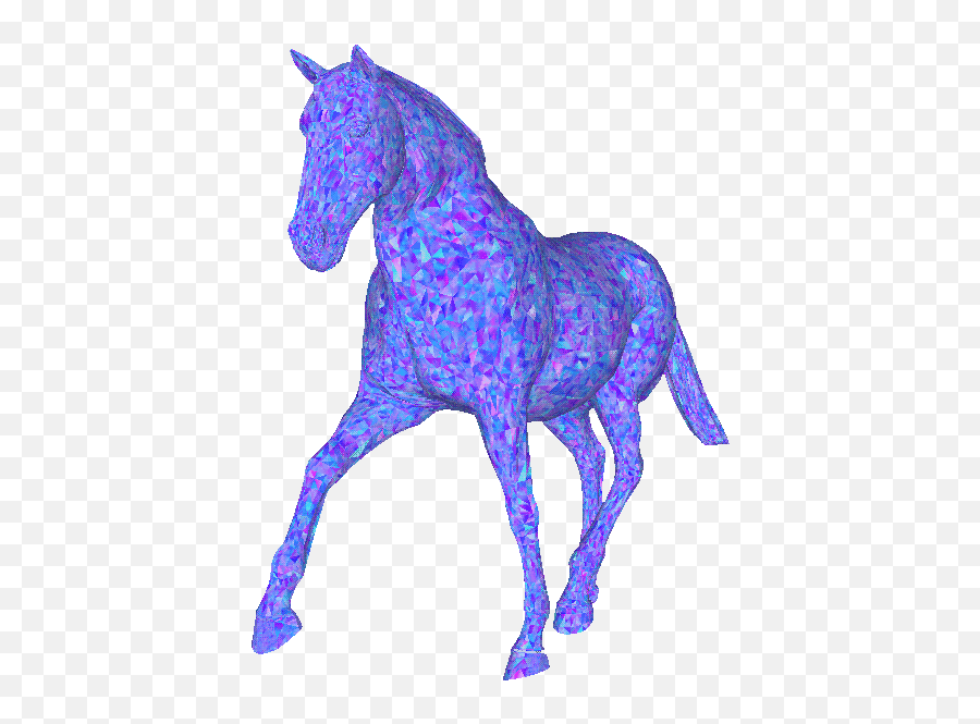 A New Beautiful Cg Horse With Each Day Sticker Gif - Gif De Unicornios Png,Horse Transparent