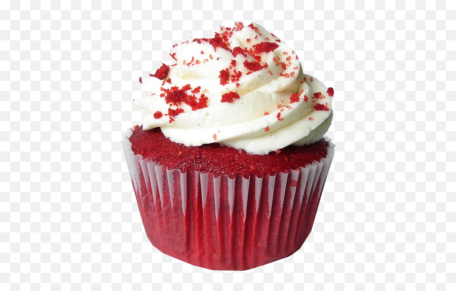 Red Velvet Cake Cupcake Frosting U0026 Icing Muffin Birthday - Cupcake Red Velvet Png,Birthday Cupcake Png