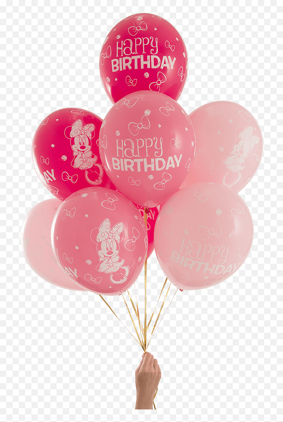 Minnie Mouse Birthday Party Balloons 14 - Minnie Mouse Balloons Png,Birthday Balloons Png
