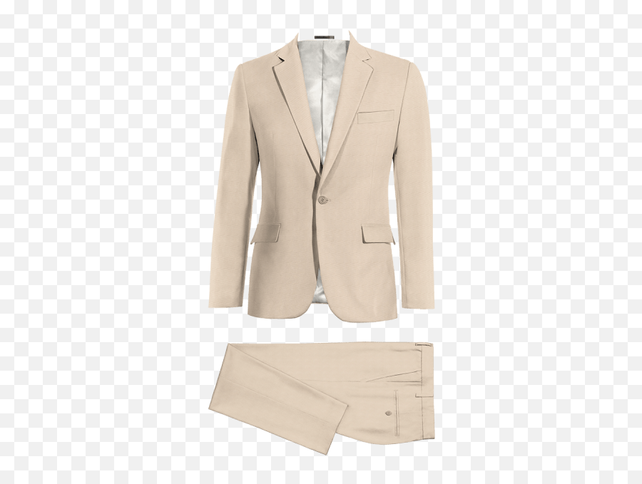 Beige Wool Tuxedo - Traje De Lino Beige Hombre Png,Tuxedo Png