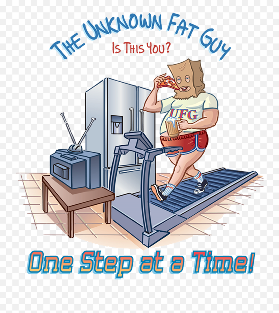 Ufg Food U0026 Fitness - The Unknown Fat Guy Cartoon Png,Fat Guy Png