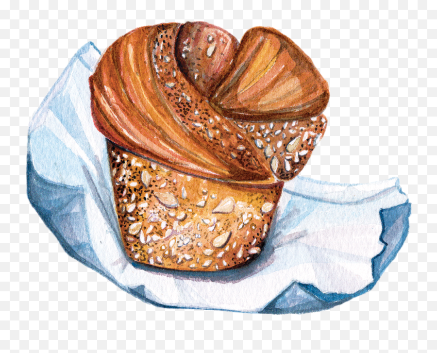 Watercolor U2014 Katie Napoli - Thread Png,Bun Png