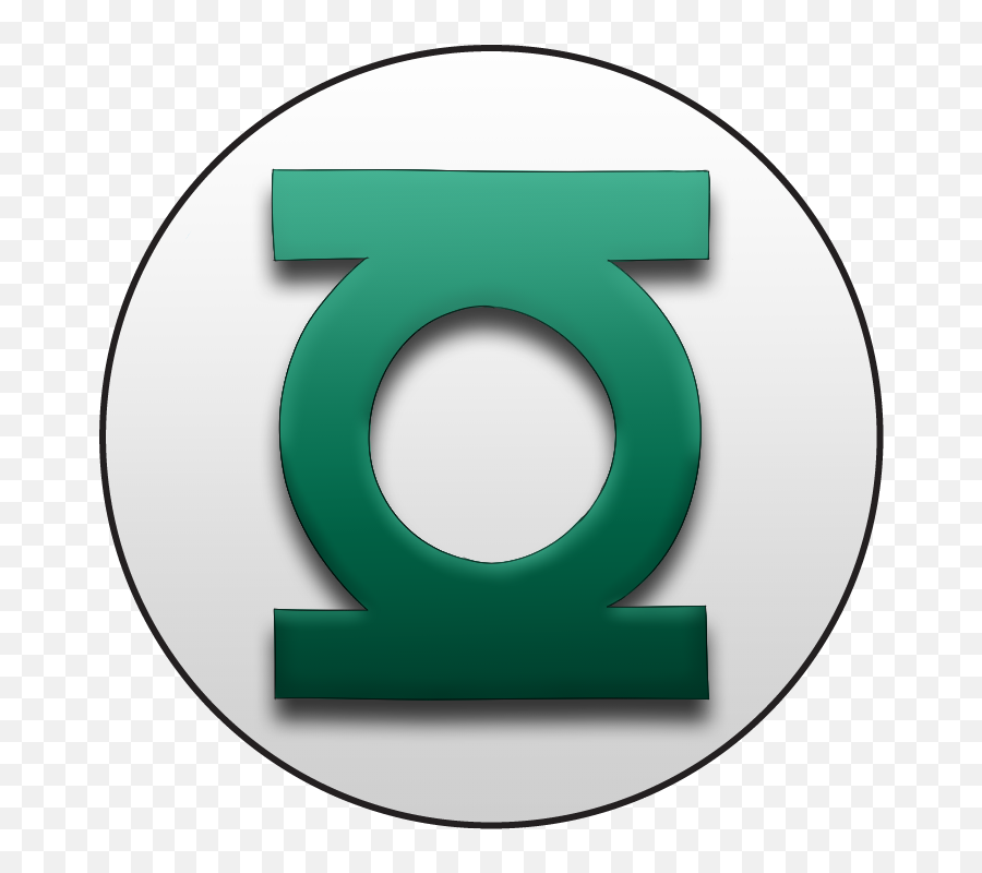 Green Lantern From - Back Circle Png,Green Lantern Logo