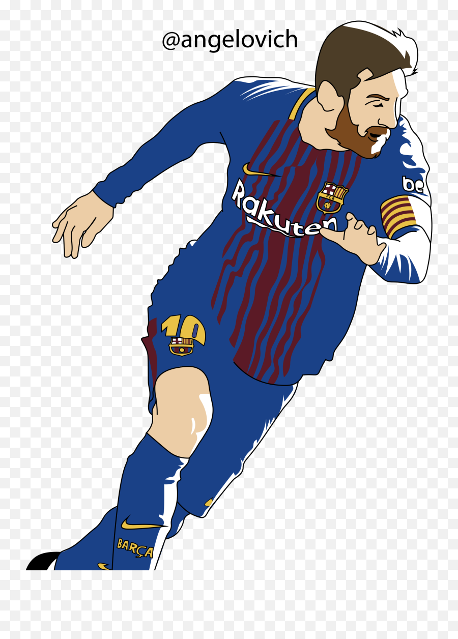 Drawing To Messi - Full Body Messi Drawing Png,Messi Png
