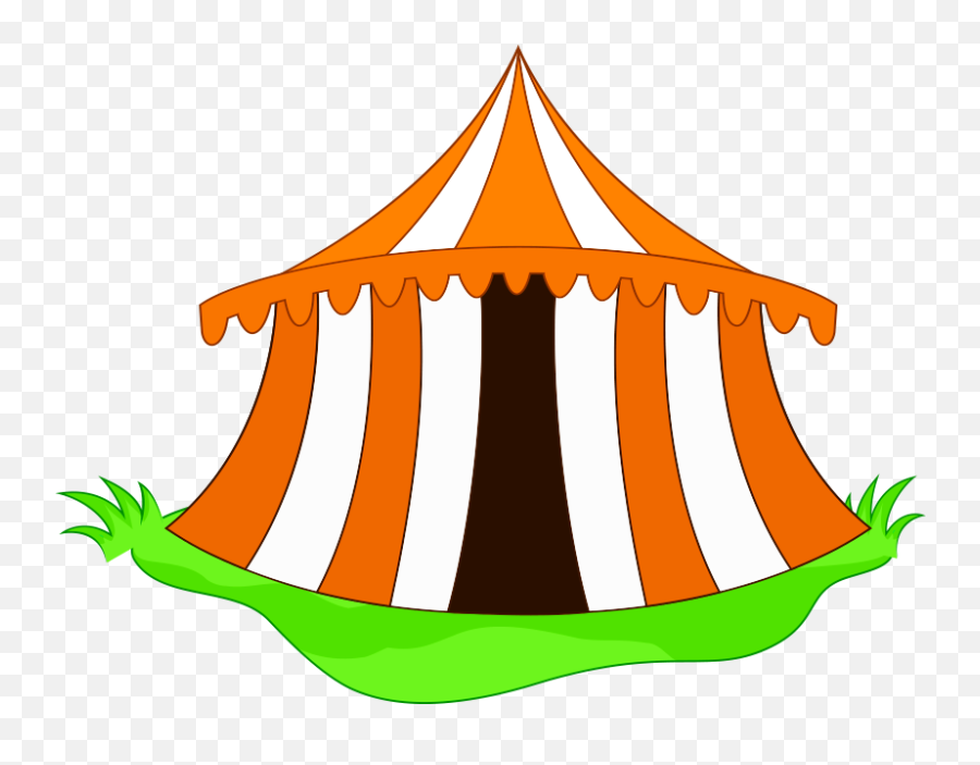 Clip Art Png Transparent - Circus Tent Cartoon Transparent,Carnival Tent Png