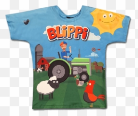 Blue Tshirt Png - Blippi T Shirt,Blippi Png