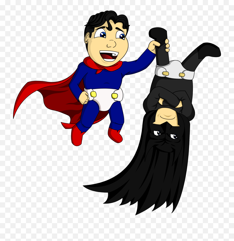Superman Batman Youtube Drawing - Superman And Batman Baby Superman Batman Baby Png,Superman Logo Drawing