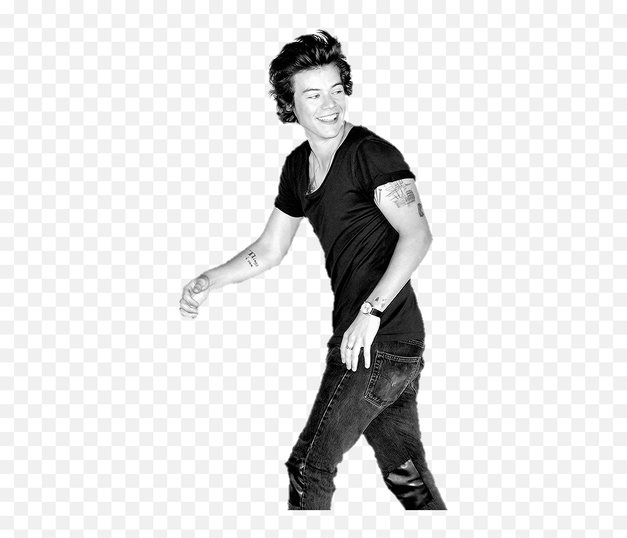 Harry Styles Transparent Black And White - Harry Styles Harry Styles 2013 Style Png,Harry Styles Png