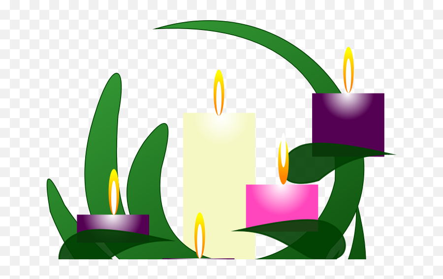Clip Art Advent Candles - Clip Art Advent Candles Png,Advent Wreath Png