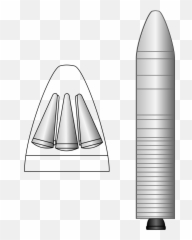 M45 Missile - Wikipedia Submarine Launched Ballistic Missile png