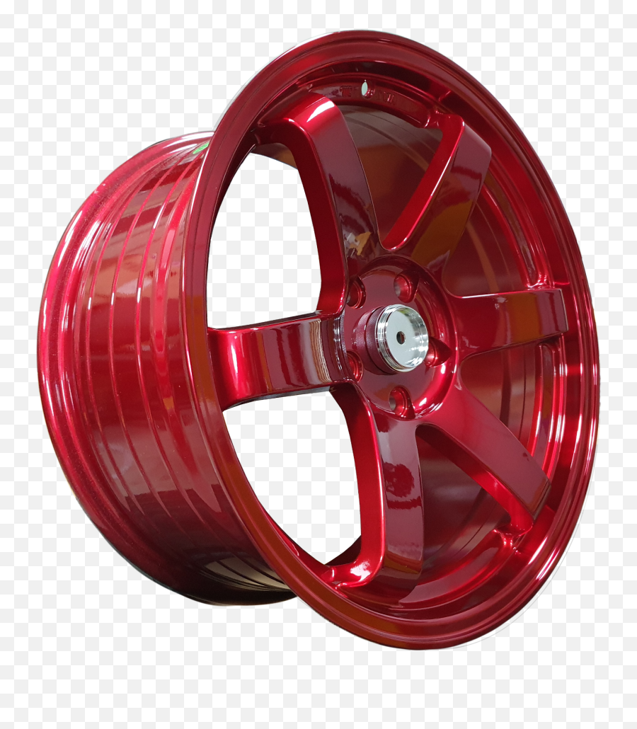 Candy Red Rays Te37 Replica - Rim Png,Rays Wheels Logo