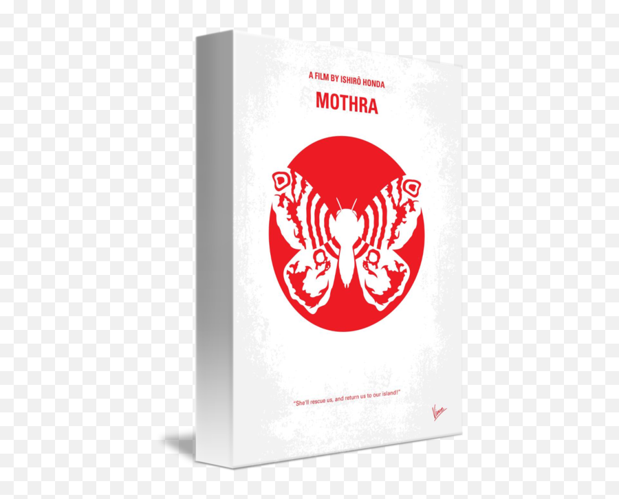 No My Mothra Minimal Movie Poster By Chungkong Art - Mothra Movie Poster Png,Mothra Png