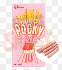 Glico Pocky Strawberry 40g - Pocky Png,Pocky Logo