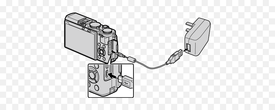 Charging The Battery - Charge A Fujifilm Xp Camera Png,Why Won't My Battery Icon Show On My Laptop