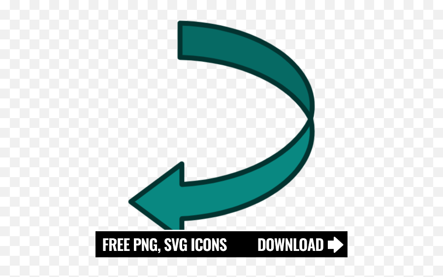 Free Left Curved Arrow Icon Symbol Download In Png Svg - Youtube Icon Aesthetic,Curved Arrow Icon