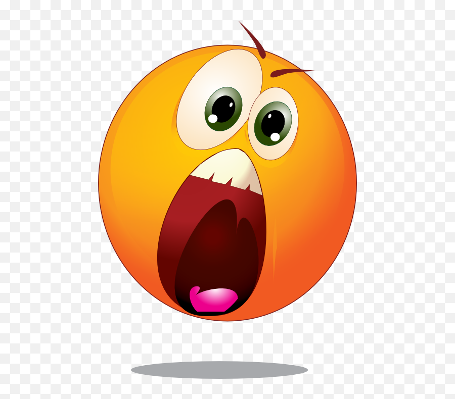 Scared Clipart Png - Worried Emoticon Png,Scared Emoji Png