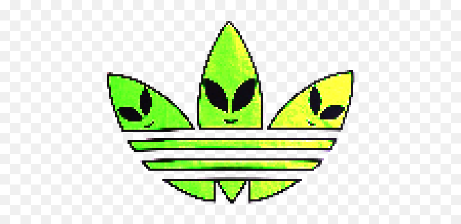 Tumblr Trippy Aesthetic Cartoon Characters - Alien Adidas Logo Png,Trippy Icon