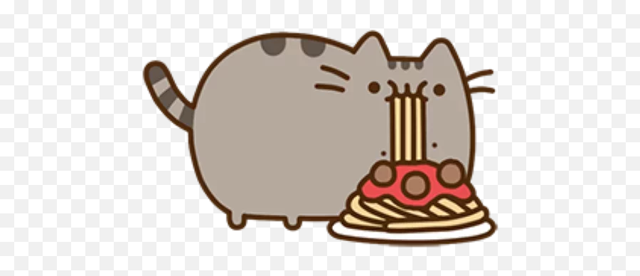 Download Food Carnivoran Kitten Pusheen Cat Free - Pusheen Nuh Uh Png,Kitten Transparent Background