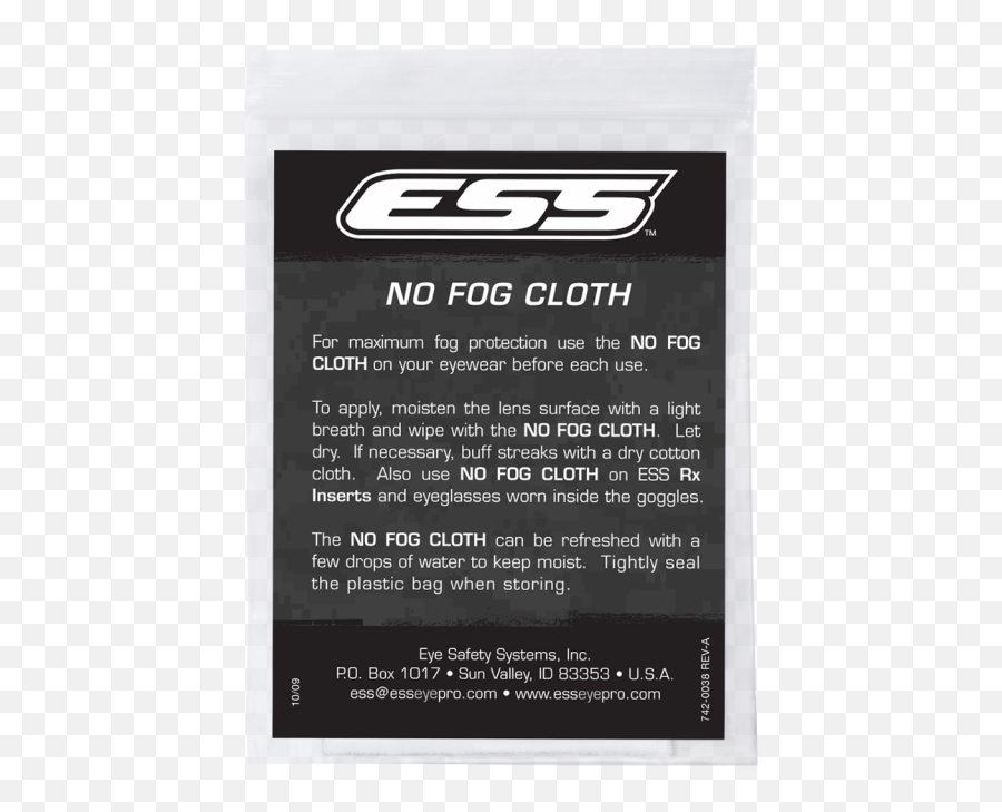 No Fog Cloths 25pk - Language Png,Oakley Icon Sticker