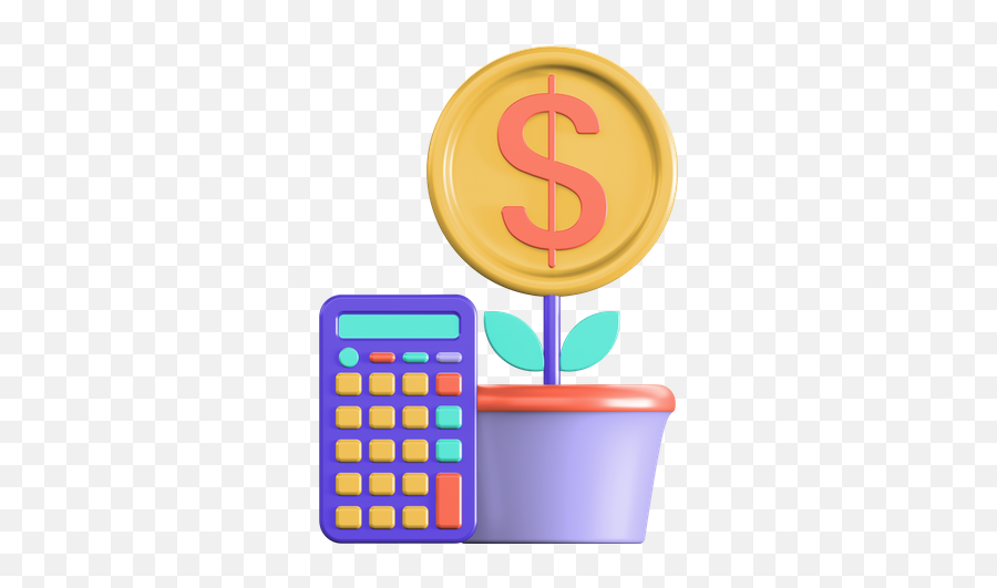 Finance Icon - Download In Colored Outline Style Calculator Png,Price Drop Icon