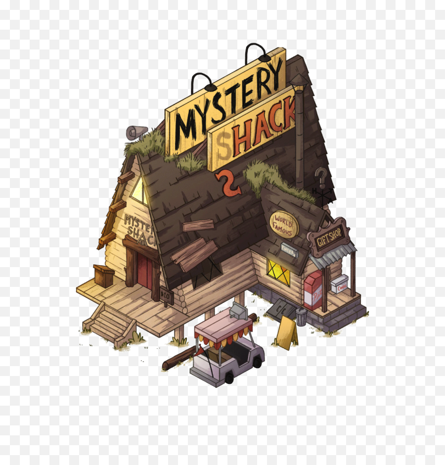 Download Hd Cwdizml - Mystery Shack Transparent Png Image Gravity Falls Concept Art,Shack Png