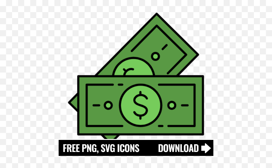 Free Cash Money Icon Symbol Png Svg Download - Client Icons Png,Green Dollar Icon