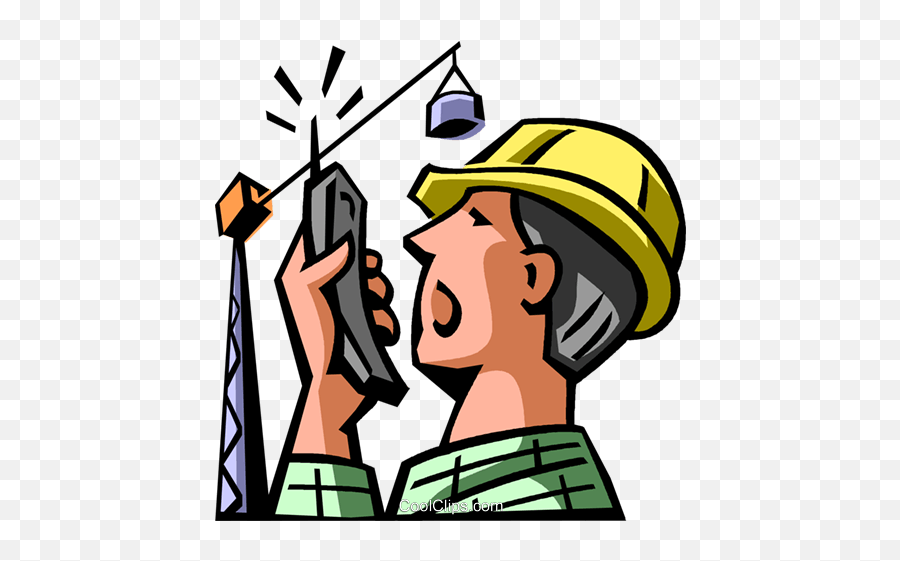 Worker Talking - Talkie Royalty Free Vector Clip Talking In Walkie Talkie Free Vector Png,Walkie Talkie Png