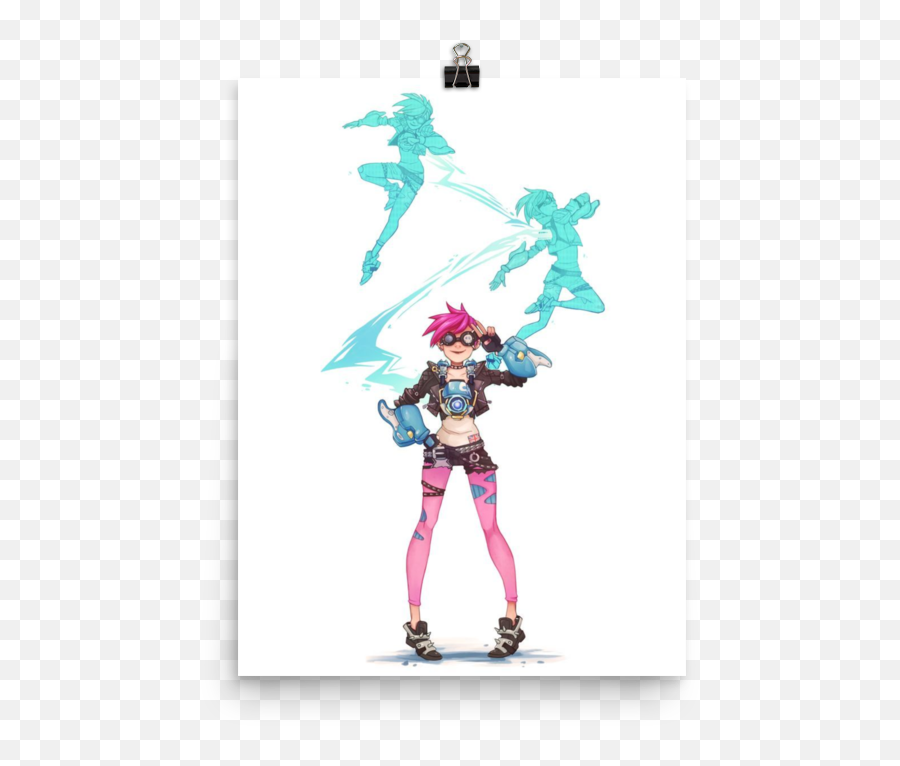 Download Punk Tracer - Punk Tracer Overwatch Fanart Full Overwatch Tracer Punk Png,Tracer Png