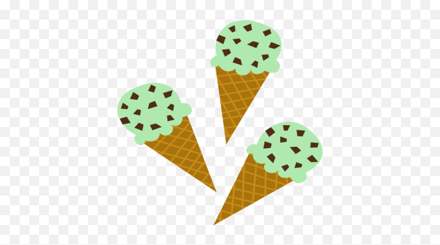 Library Of Mint Chocolate Chip Image Transparent Stock Png - Mint Chocolate Chip Ice Cream Clip Art,Molang Png