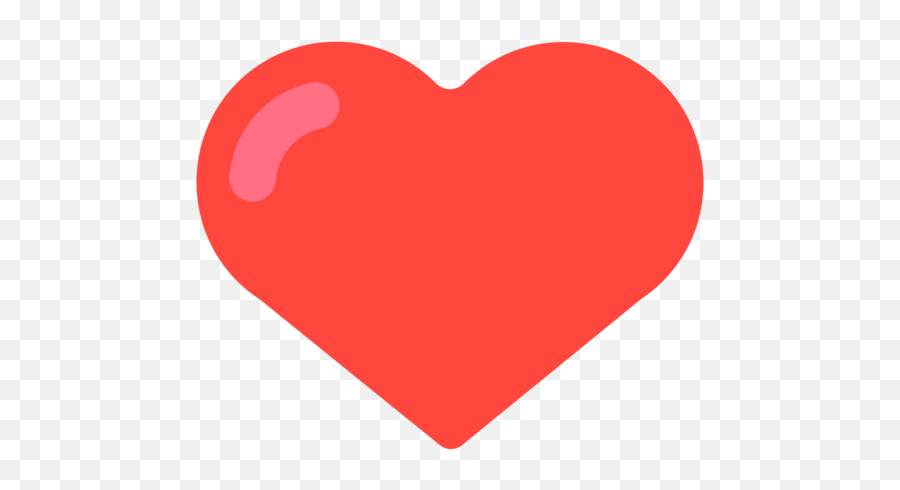 Red Heart Emoji - Heart Emoticon Png,Hollow Heart Icon