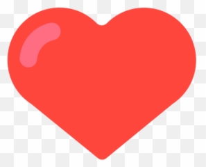 Red Heart Emoji - Emoticon Png