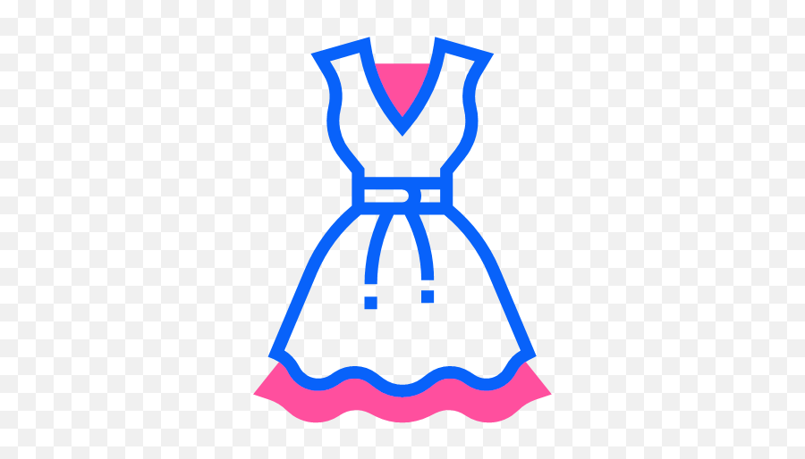 Dress 1 Vector Icons Free Download In Svg Png Format - Cute Dress Line Drawing,Dress Icon