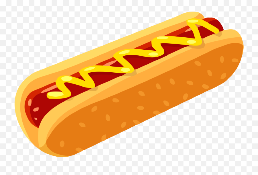 Sausageamerican Foodhot Dog Png Clipart - Royalty Free Svg Hot Dog Vector Png,Bread Clipart Png