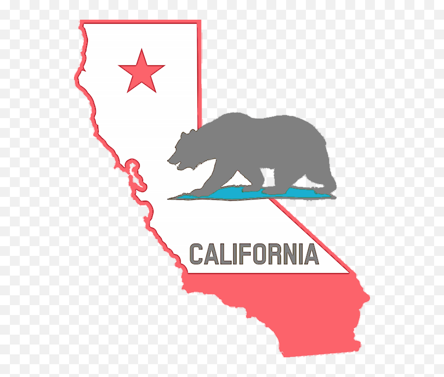 Calif Bear Transparent Png Clipart - California Png,California Bear Png