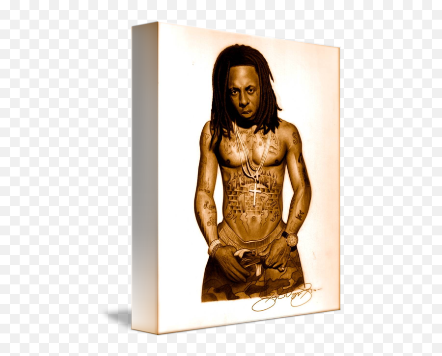 Lil Wayne Weezy By Jerry La Vigne Jr - Jerry Lavigne Jr Art Png,Lil Wayne Png