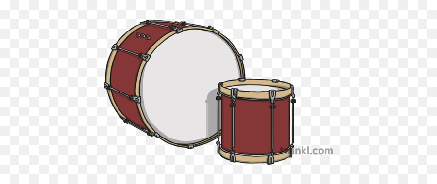 Drums Illustration - Twinkl Drumhead Png,Bass Drum Png