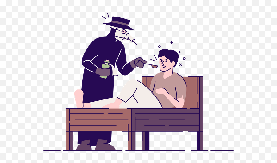 Best Premium Coronavirus Testing Center Illustration - Would Plague Doctors Treat Patients Png,Plague Doctor Mask Icon