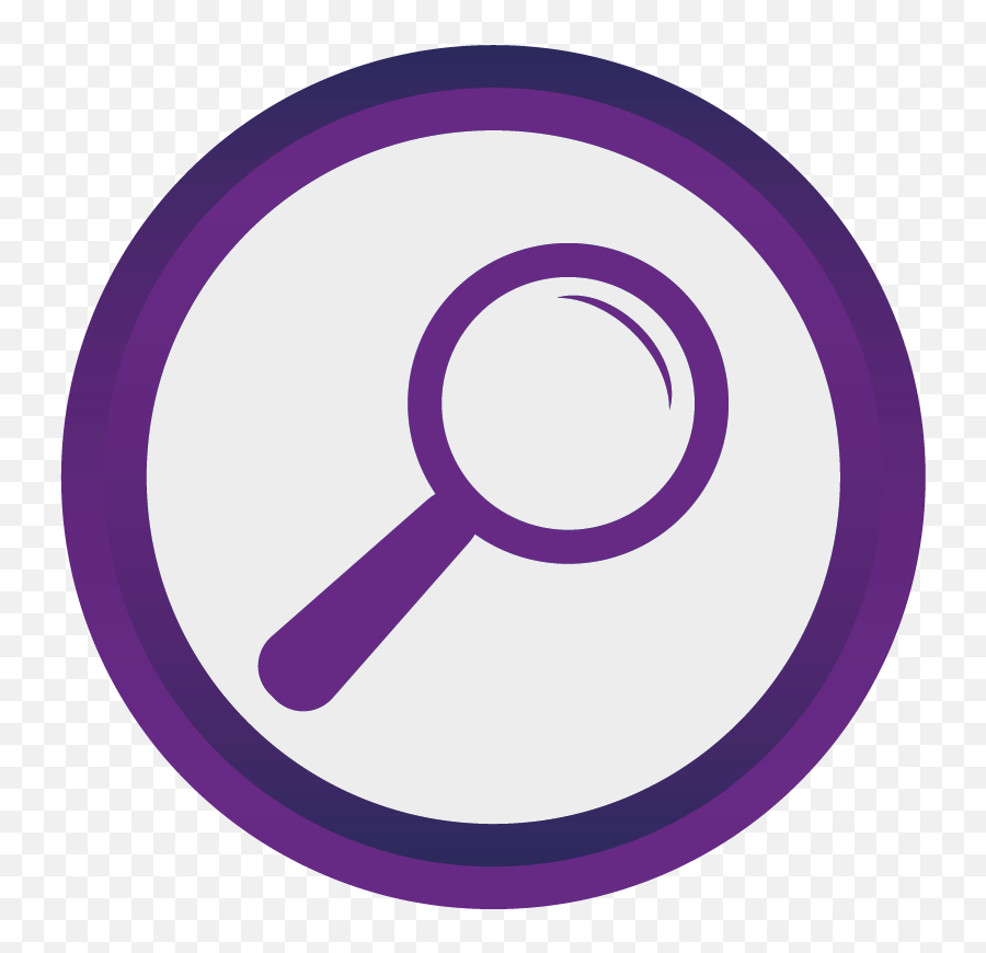 Purple Magnifying Glass Icon - Sundial Sos Purple Magnifying Glass Icon Png,Magnifying Glass Icon Png