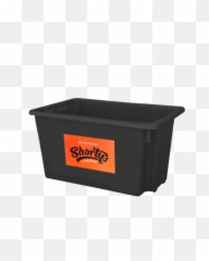 Plastic Tub Black 645x413x276mm Recycled - Box Png,Tub Png