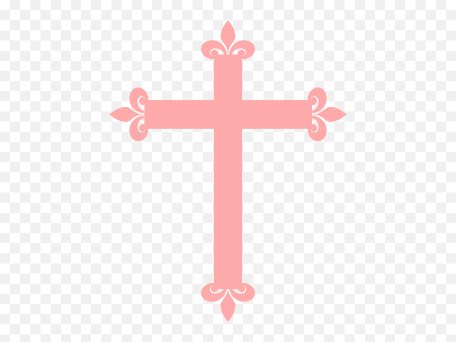 Simple Christian Cross Clipart - Baptism Cross For Girl Png,Christian Cross Png