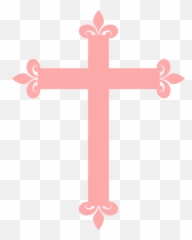 Simple Christian Cross Clipart - Baptism For Girl png