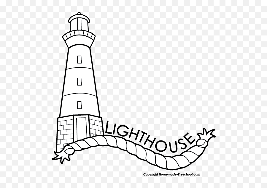 Lighthouse Simple Transparent Png - Lighthouse Clipart Black And White,Lighthouse Clipart Png
