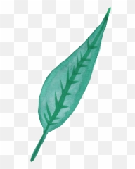 Watercolor Leaf Vol - Pink Watercolor Leaves Transparent Background Png,25 Png