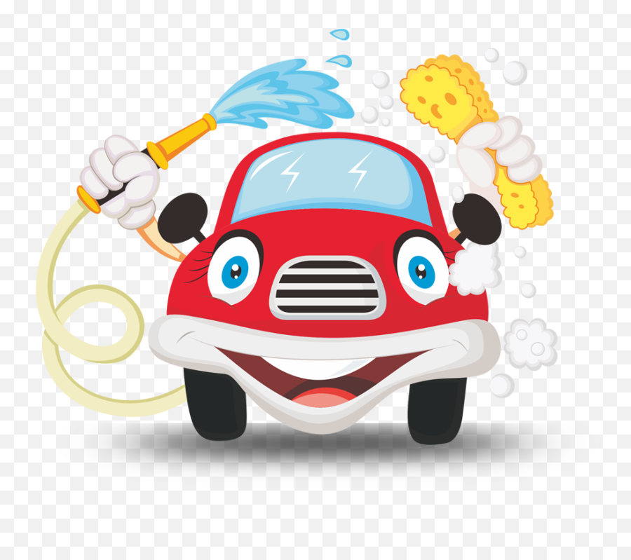 Download Car Wash Cartoon Illustration - Car Care Cartoon Png,Car Cartoon Png